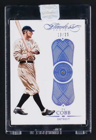 Lot #904 2017 Panini Flawless Ty Cobb Diamond (13/20) - Image 1
