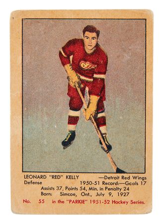 Lot #1046 1951 Parkhurst #55 Red Kelly RC - Image 1