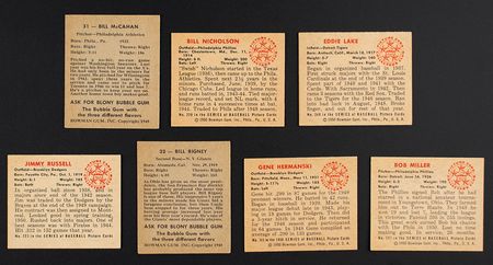 Lot #935 1948-50 Bowman High-Grade Lot of (7) Baseball Cards - Image 2