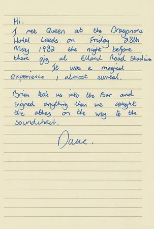 Lot #539 Queen: Mercury and May Signed Album - Image 4