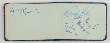 Lot #521 Beatles Signatures - Image 1
