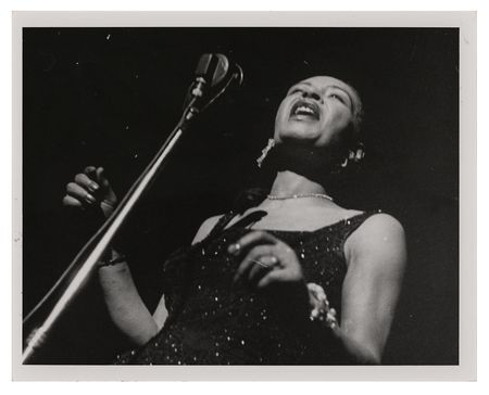 Lot #579 Billie Holiday Original Photograph by Roy Schatt - Image 1