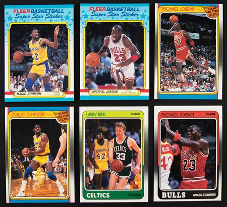 Lot #990 1988-89 Fleer Basketball High-Grade