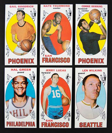 Lot #986 1969 Topps Basketball Partial Set (84/99)