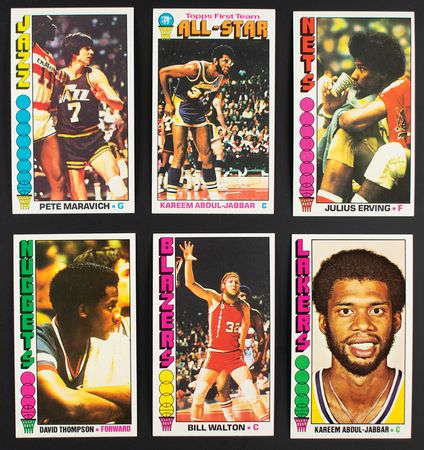 Lot #988 1976 Topps Basketball High-Grade Complete Set (144) Basketball Cards - Image 1