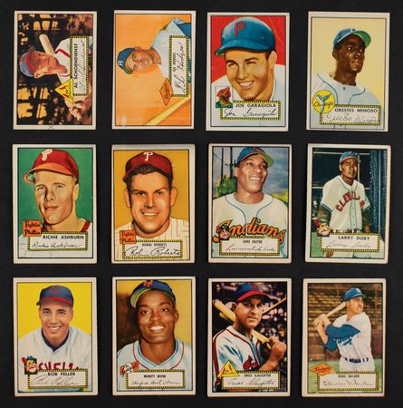 Lot #940 1952 Topps Baseball Lot of (113) with