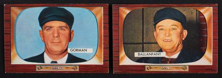 Lot #941 1953-55 Bowman Baseball Lot of (23) with Mathews and Roberts Baseball Cards - Image 2