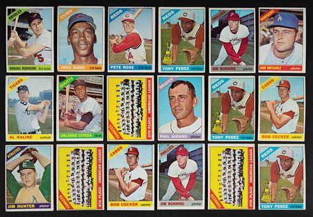 Lot #949 1966 Topps Baseball Hoard of (2300+) with Stars and HOFers Baseball Cards - Image 1