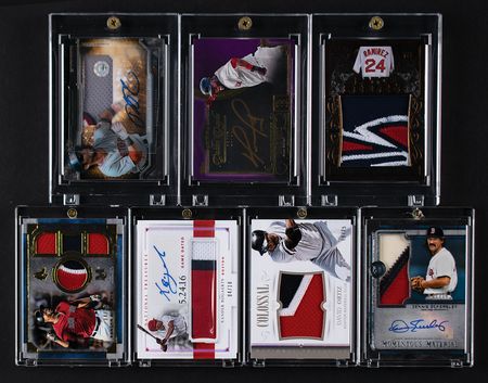 Lot #960 Boston Red Sox Hoard of (56) Autograph/Relic Cards with Ortiz, Devers, Pedroia, Bogaerts Baseball Cards - Image 6