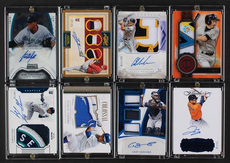 Lot #959 Baseball Stars (67) Autograph and Relic Cards Baseball Cards - Image 1