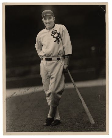 Lot #827 Al Simmons Signed Photograph - Image 1
