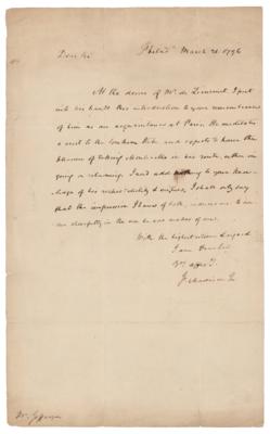 Lot #7007 James Madison Autograph Letter Signed to