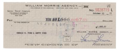 Lot #7111 Gerald Ford Signed Check - Image 2