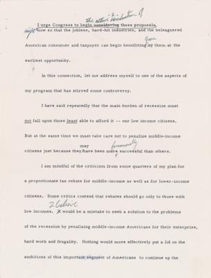 Lot #7110 Gerald Ford 1975 Conference Board Speech Lot  - Image 4