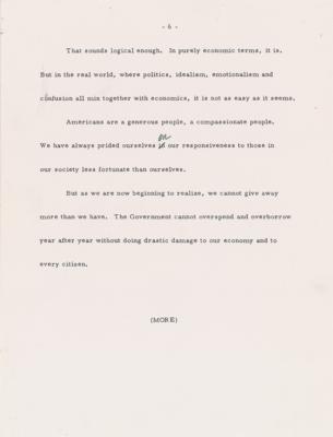 Lot #7110 Gerald Ford 1975 Conference Board Speech Lot  - Image 7