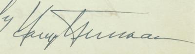 Lot #7086 Harry S. Truman Autograph Letter Signed as President - Image 4