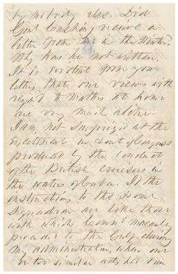 Lot #7029 Franklin Pierce Autograph Letter Signed - Image 4