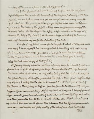 Lot #7012 John Quincy Adams Autograph Letter Signed - Image 5