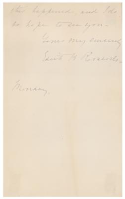 Lot #7061 Edith Roosevelt and Corinne Roosevelt Robinson (2) Signed Items - Image 2