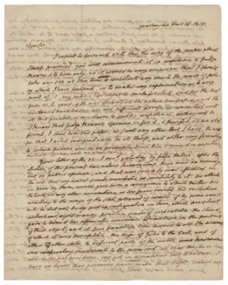 Lot #7009 James Monroe Autograph Letter Signed - Image 1