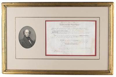 Lot #7021 Martin Van Buren Document Signed as President - Image 1