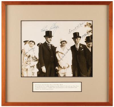 Lot #7077 Calvin and Grace Coolidge Signed Photograph - Image 1