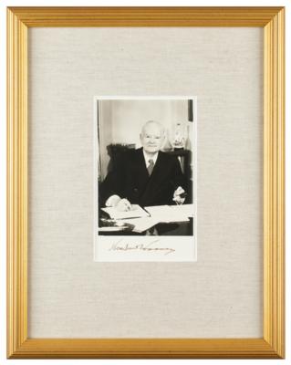 Lot #7078 Herbert Hoover Signed Photograph - Image 1
