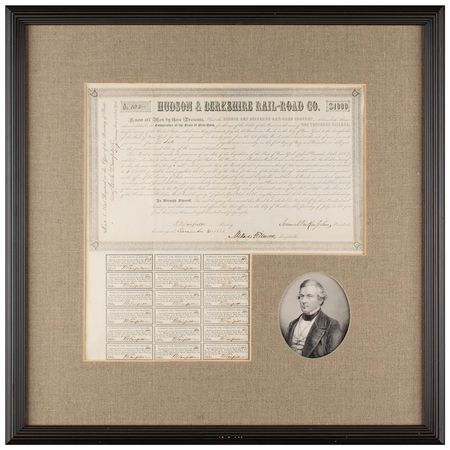 Lot #7027 Millard Fillmore Document Signed - Image 1
