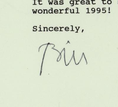 Lot #7119 Bill Clinton Typed Letter Signed as President - Image 2