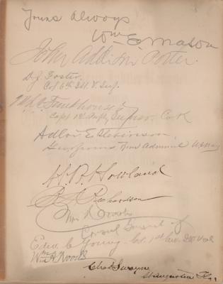 Lot #7054 William McKinley Signed Program as President - Image 2