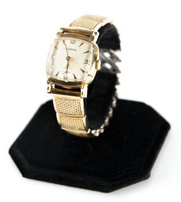 Lot #7093 John F. Kennedy Personally-Owned and -Gifted 10K Gold Benrus Watch - Image 1