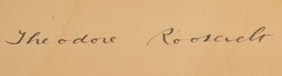 Lot #7059 Theodore Roosevelt Oversized Signed Photograph - Image 2