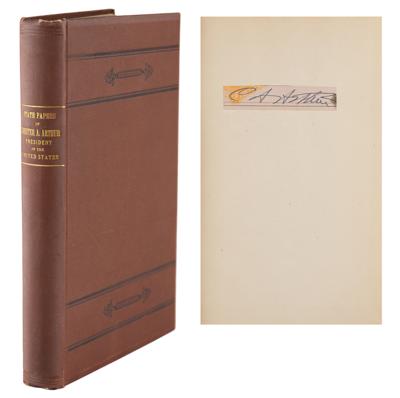 Lot #7048 Chester A. Arthur Signature - Image 1