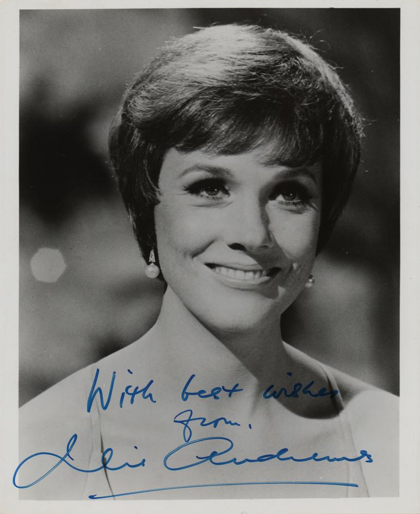 Julie Andrews Signed Photograph | RR Auction