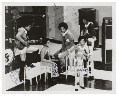 Lot #631 Jackson 5 Signed Photograph - Image 1