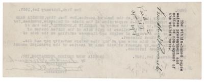 Lot #16 Franklin D. Roosevelt Signed Check - Image 2
