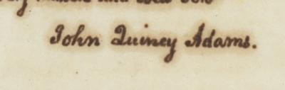 Lot #4 John Quincy Adams Press Copy Letter - Image 2