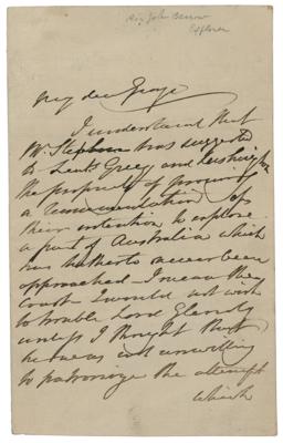 Lot #209 John Barrow Autograph Letter Signed - Image 1