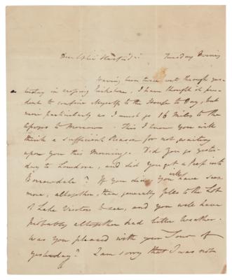 Lot #236 Thomas Clarkson Autograph Letter Signed - Image 1