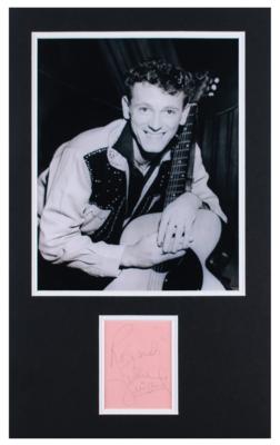 Lot #689 Gene Vincent Signature - Image 1