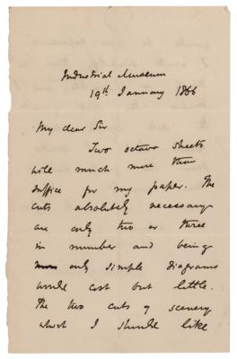 Lot #270 Archibald Geikie (2) Autograph Letters Signed - Image 2