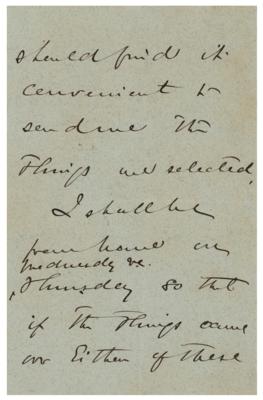 Lot #310 John Kirk Autograph Letter Signed - Image 3