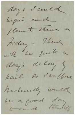Lot #310 John Kirk Autograph Letter Signed - Image 4