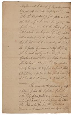Lot #238 DeWitt Clinton Letter Signed - Image 2