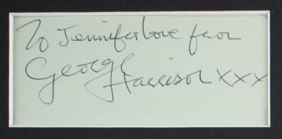 Lot #619 Beatles Signature Display - Image 2