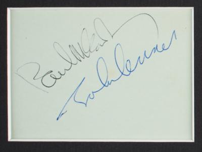 Lot #619 Beatles Signature Display - Image 3