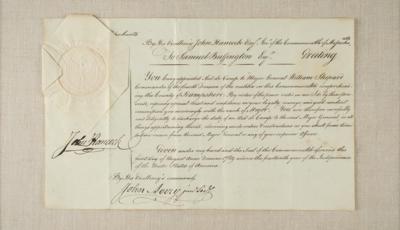 Lot #152 John Hancock Document Signed - Image 2