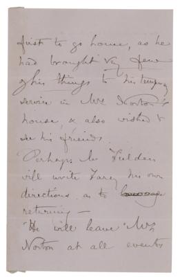 Lot #339 Caroline Norton Autograph Letter Signed - Image 3