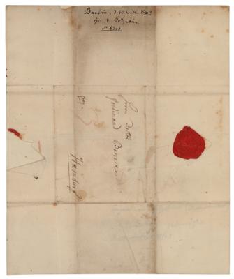 Lot #597 August von Kotzebue Autograph Letter Signed - Image 2