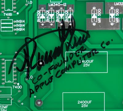 Lot #204 Apple: Ronald Wayne Signed Replica Apple-1 Board - Image 2